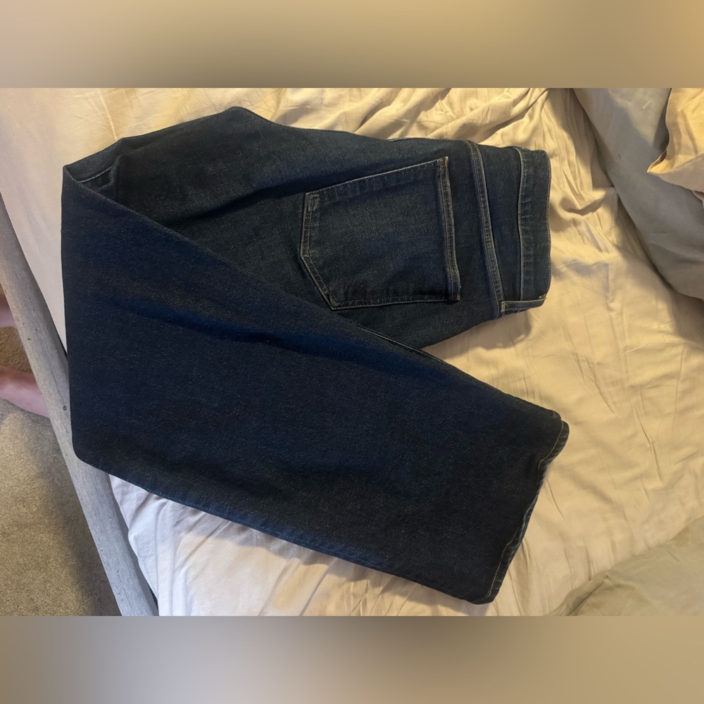 Agolde size 31 Dark Wash Harper Mid-Rise Relaxed Straight Jean - Picture 5 of 9